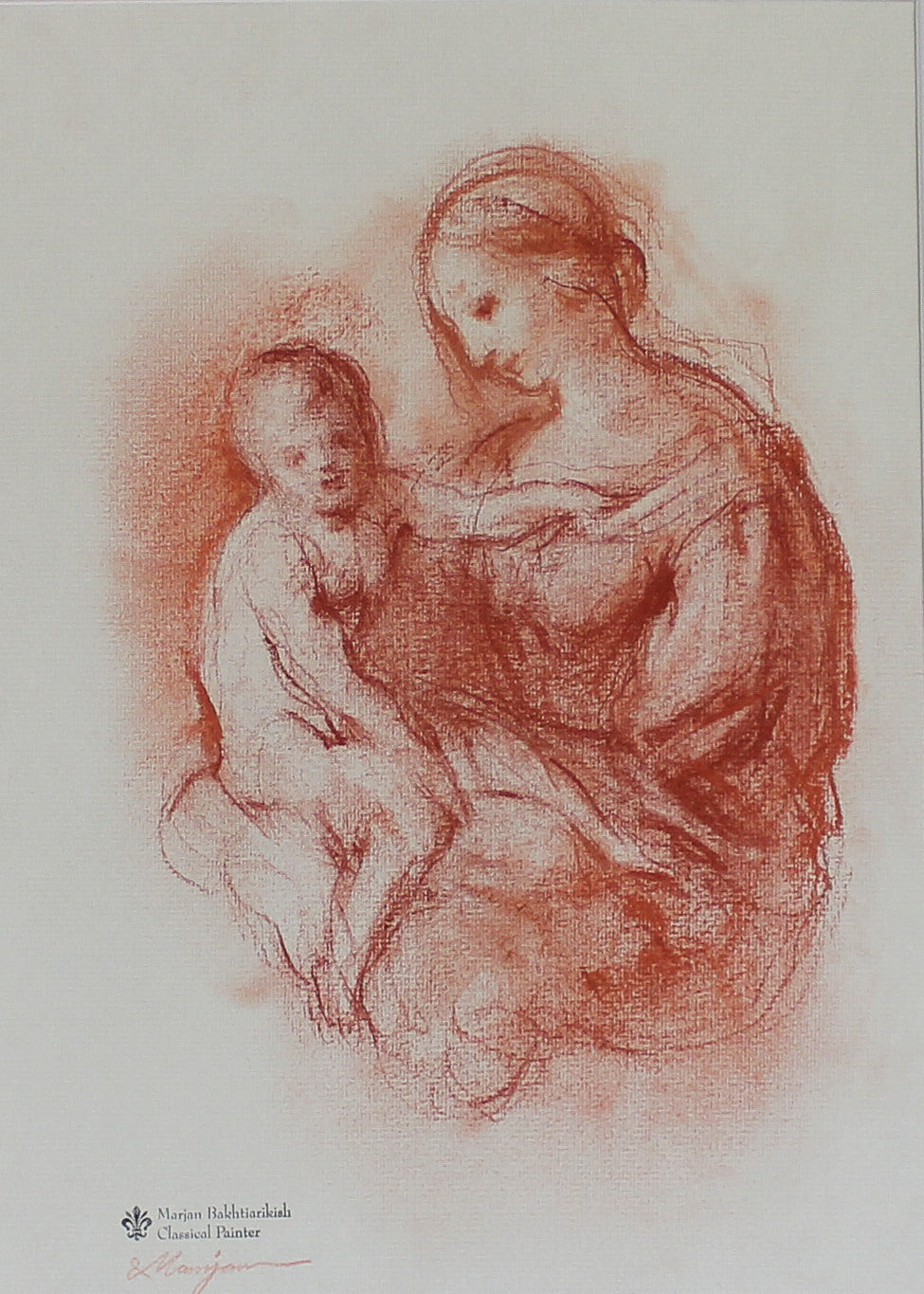 'Homage to Raphael' by Marjan Bakhtiarikish (2026)