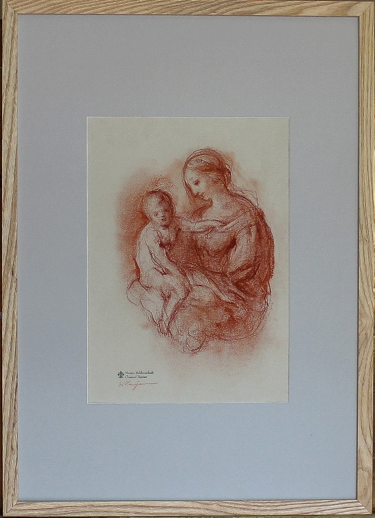 'Homage to Raphael' by Marjan Bakhtiarikish (2026)