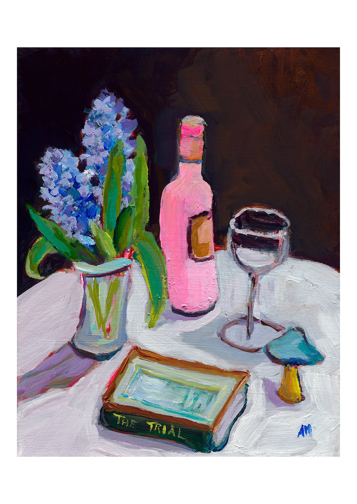 'Hyacinth and Wine' by Angela Melouney (2025) - Original