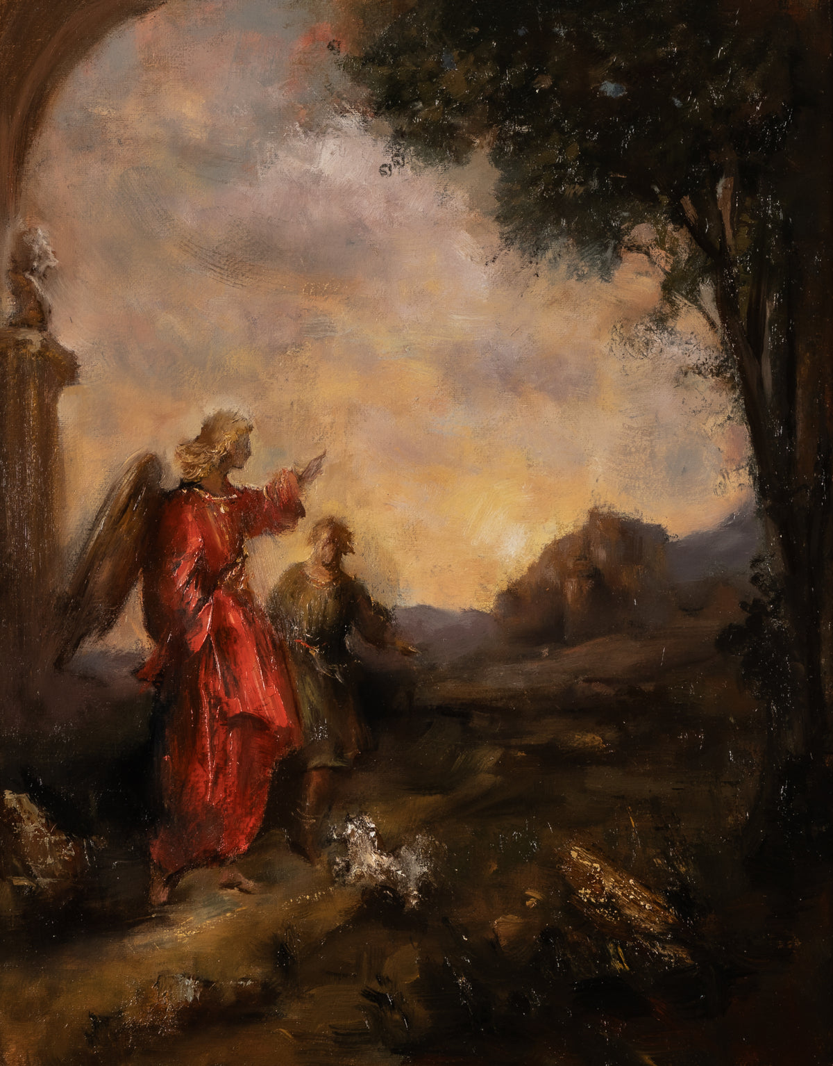 'Idyll with Tobias and Angel (There Lies the Path)' by Marjan Bakhtiarikish (2026)