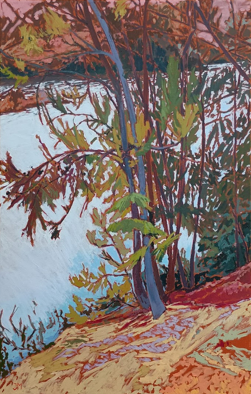 'Riverbank Saplings' by Jesslyn Murphy (2026) - Original